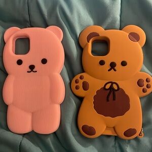 iPhone 11 teddy bear cases bundle